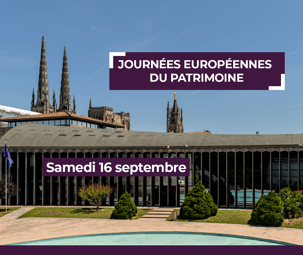 JOURNÉES EUROPÉENNES DU PATRIMOINE : L’ENM OUVRE SES PORTES SAMEDI 16/09