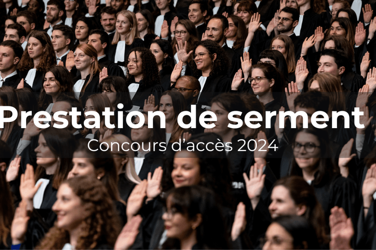 Prestation de serment de la promotion 2024 de l’ENM : le film des temps forts